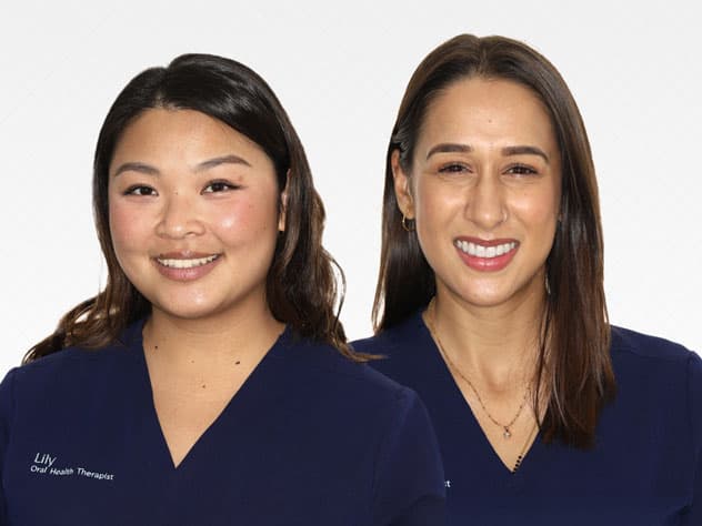 Our oral health therapists and dental assistants Our oral health therapists and dental assistants